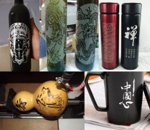 巴音郭楞蒙古自治州和硕县酒瓶葫芦工艺品激光雕刻机